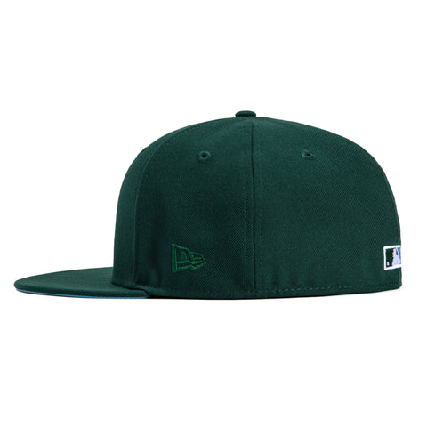 New Era 59Fifty Green Icy Los Angeles Dodgers 40th Anniversary Patch Hat - Green, White