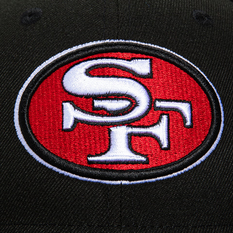 New Era 59Fifty San Francisco 49ers 1995 Super Bowl Patch Hat - Black