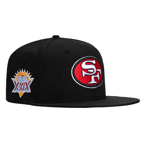 New Era 59Fifty San Francisco 49ers 1995 Super Bowl Patch Hat - Black