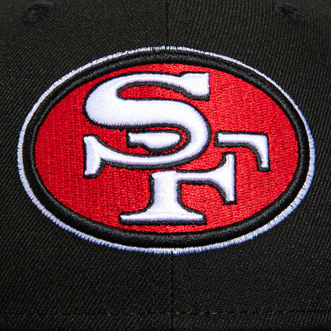 New Era 59Fifty San Francisco 49ers 1995 Super Bowl Patch Hat - Black