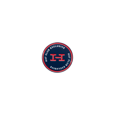 Hat Club Exclusive H Logo Pin - Navy, Red