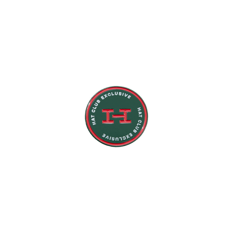 Hat Club Exclusive H Logo Pin - Green, Red