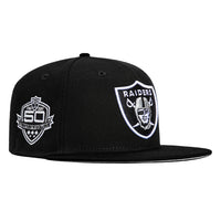 Las Vegas Raiders New Era 2023 NFL Draft Stone 59FIFTY Hat 7 1/8