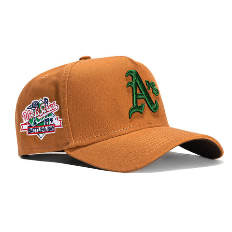 Oakland Athletics New Era Battle of the Bay Pink Undervisor 59FIFTY Fitted  Hat - Brown