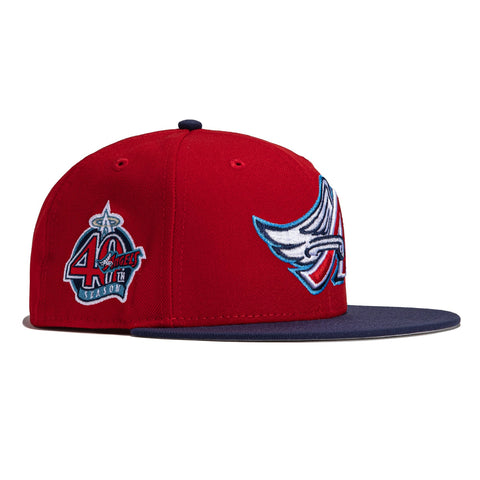 New Era California Angels Black Merlot Edition 59Fifty Fitted Hat, EXCLUSIVE HATS, CAPS