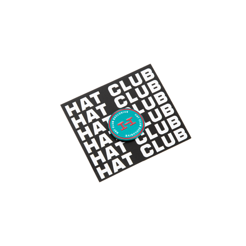 Hat Club Exclusive H Logo Pin - Teal, Red