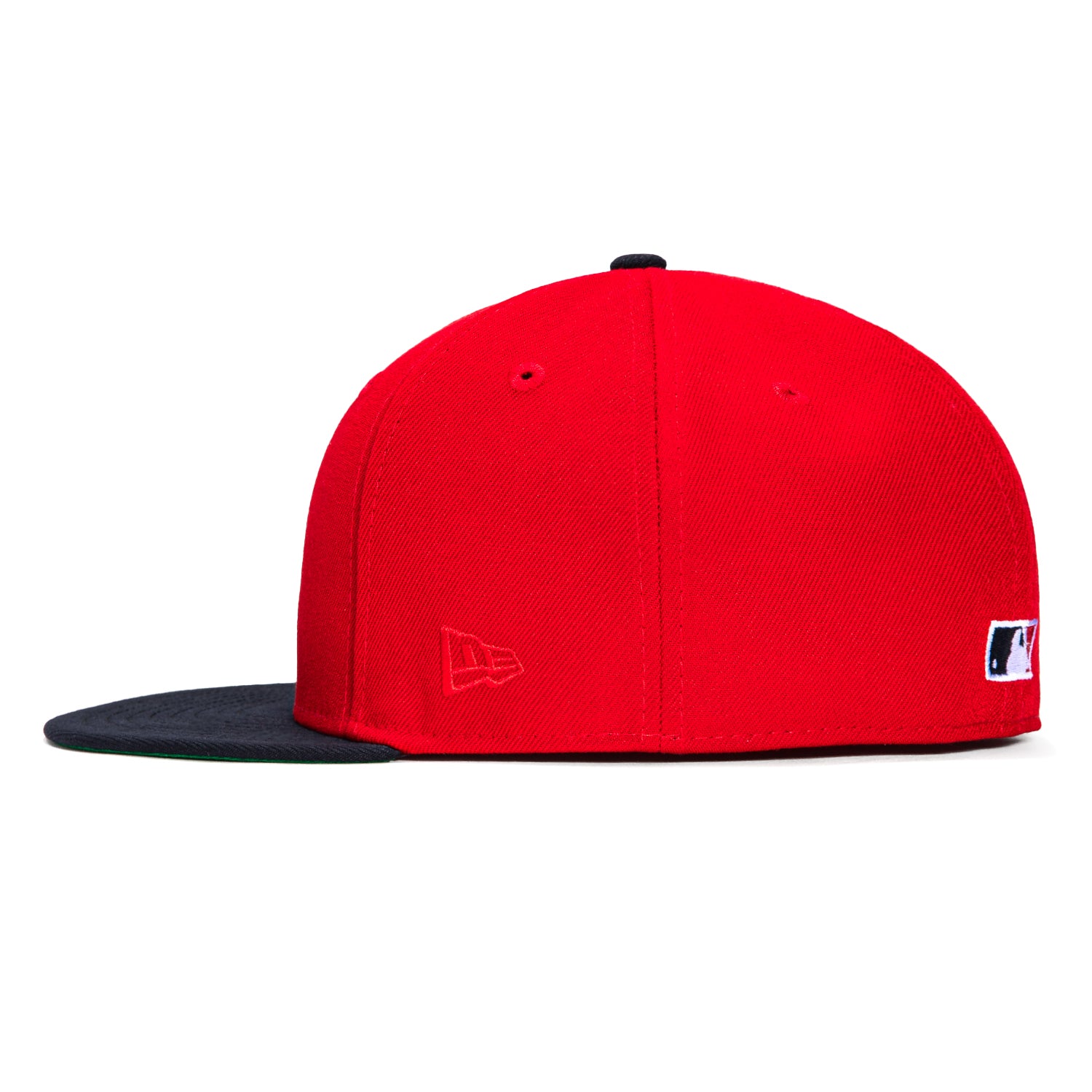 New Era Los Angeles Angels Captain Planet 2.0 25th Anniversary Patch Logo Hat Club Exclusive 59Fifty Fitted Hat Red/Teal