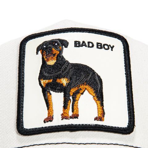 Goorin Bros The Baddest Boy Adjustable Trucker Hat - White, Black