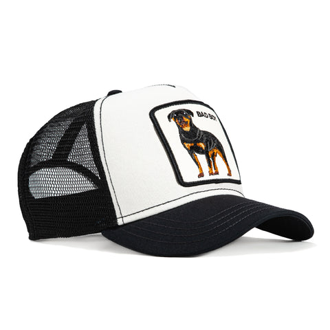 Goorin Bros The Baddest Boy Adjustable Trucker Hat - White, Black