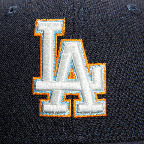 New Era 59Fifty Super Bloom Los Angeles Dodgers 100th Anniversary Patch Hat - Navy