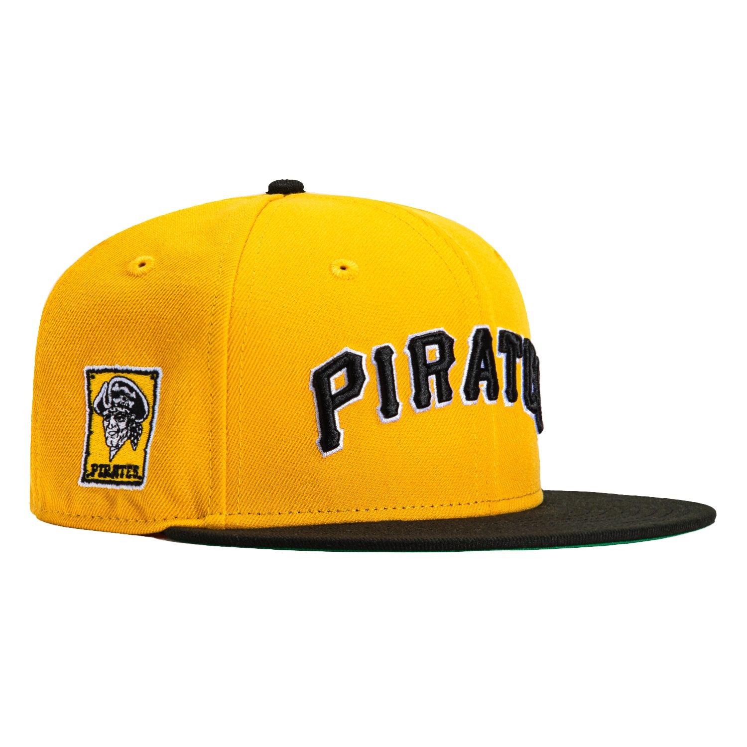New Era 59Fifty Pittsburgh Pirates Club Patch Jersey Hat - Gold, Black ...