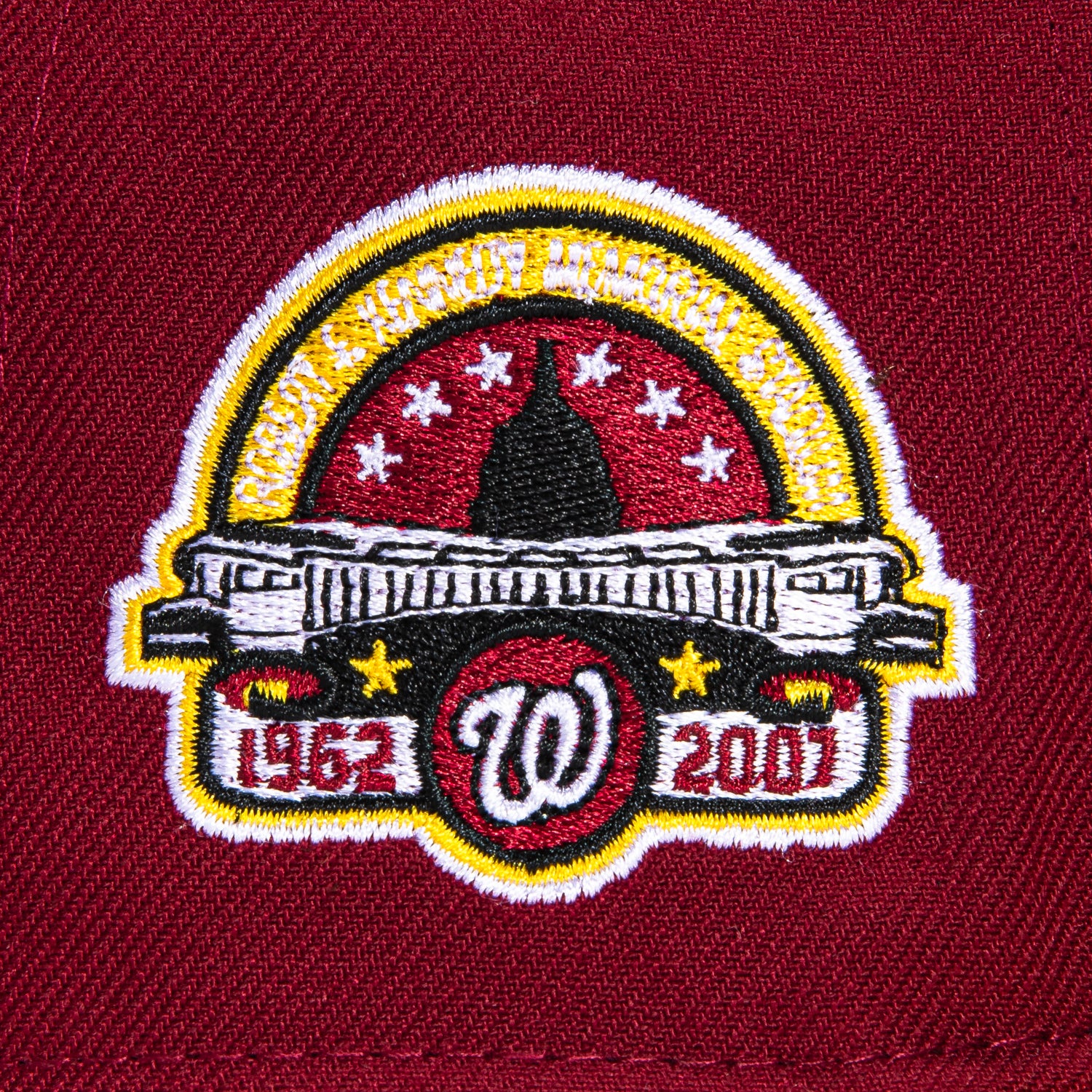 New 2024 Era 59Fifty Washington Nationals Fitted Hat Size 7 5/8 RFK Patch Yote City