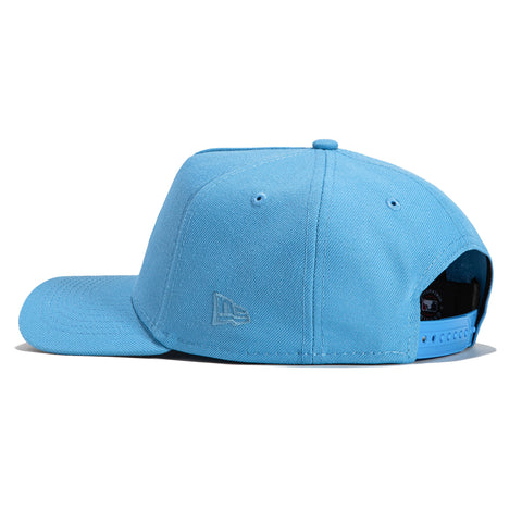 New Era 9Forty A-Frame Miami Marlins Snapback Hat - Light Blue