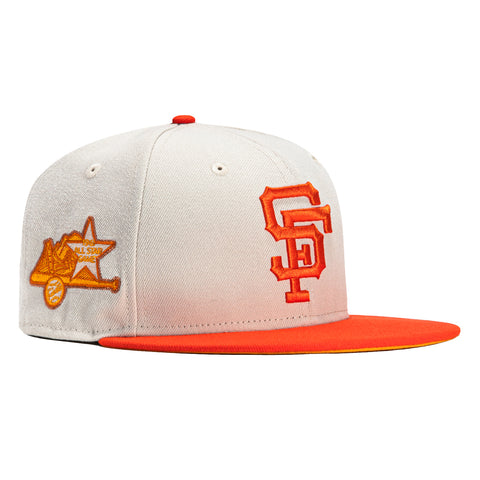 Houston Astros New Era 1968 MLB All-Star Game Patch Red Undervisor 59FIFTY  Fitted Hat - White