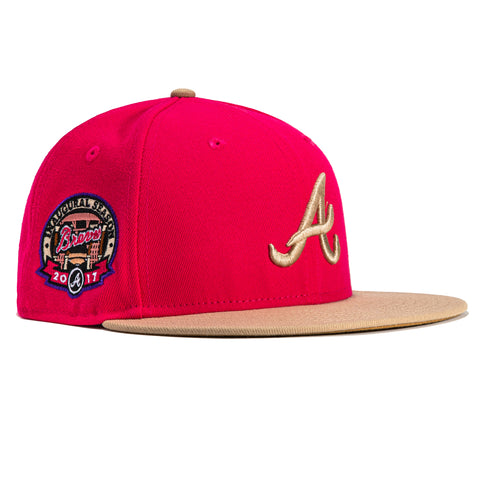 Atlanta Braves Satin Script 9FIFTY Snapback Hat – New Era Cap