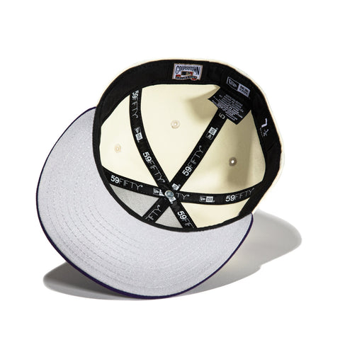 Men's Arizona Diamondbacks New Era White/Purple Optic 59FIFTY