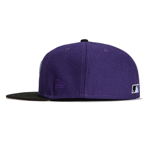 Exclusive New Era 59Fifty Tucson Sidewinders Pink UV Hat - Purple