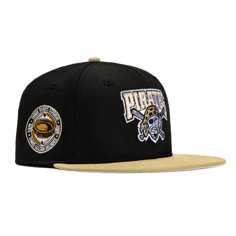 Black Pittsburgh Pirates Team Official Color New Era Snapback Hat