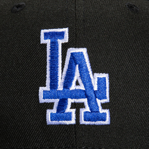 New Era 59Fifty Black Dome Los Angeles Dodgers 40th Anniversary Stadium Patch Hat - Black