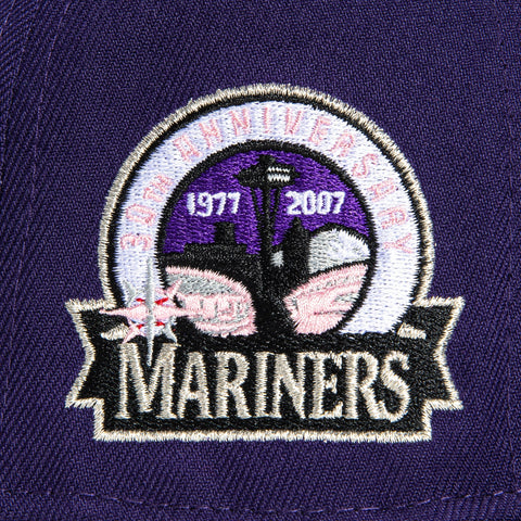 New Era 59Fifty Seattle Mariners 30th Anniversary Patch Pink UV Hat - – Hat  Club