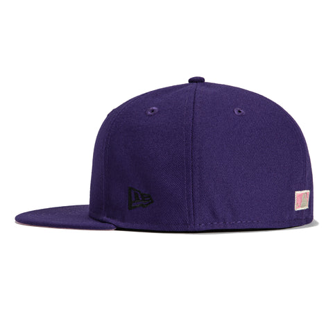 New Era 59FIFTY New York Giants 1954 World Series Patch Pink UV Hat - Purple Purple / 7