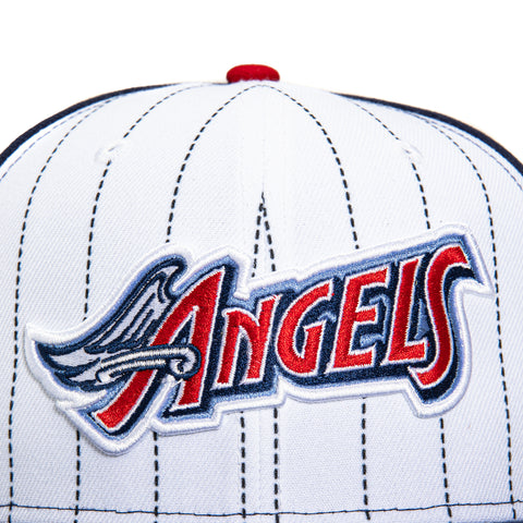 New Era 59Fifty Los Angeles Angels Logo Patch Alternate Pinstripe Rail –  Hat Club