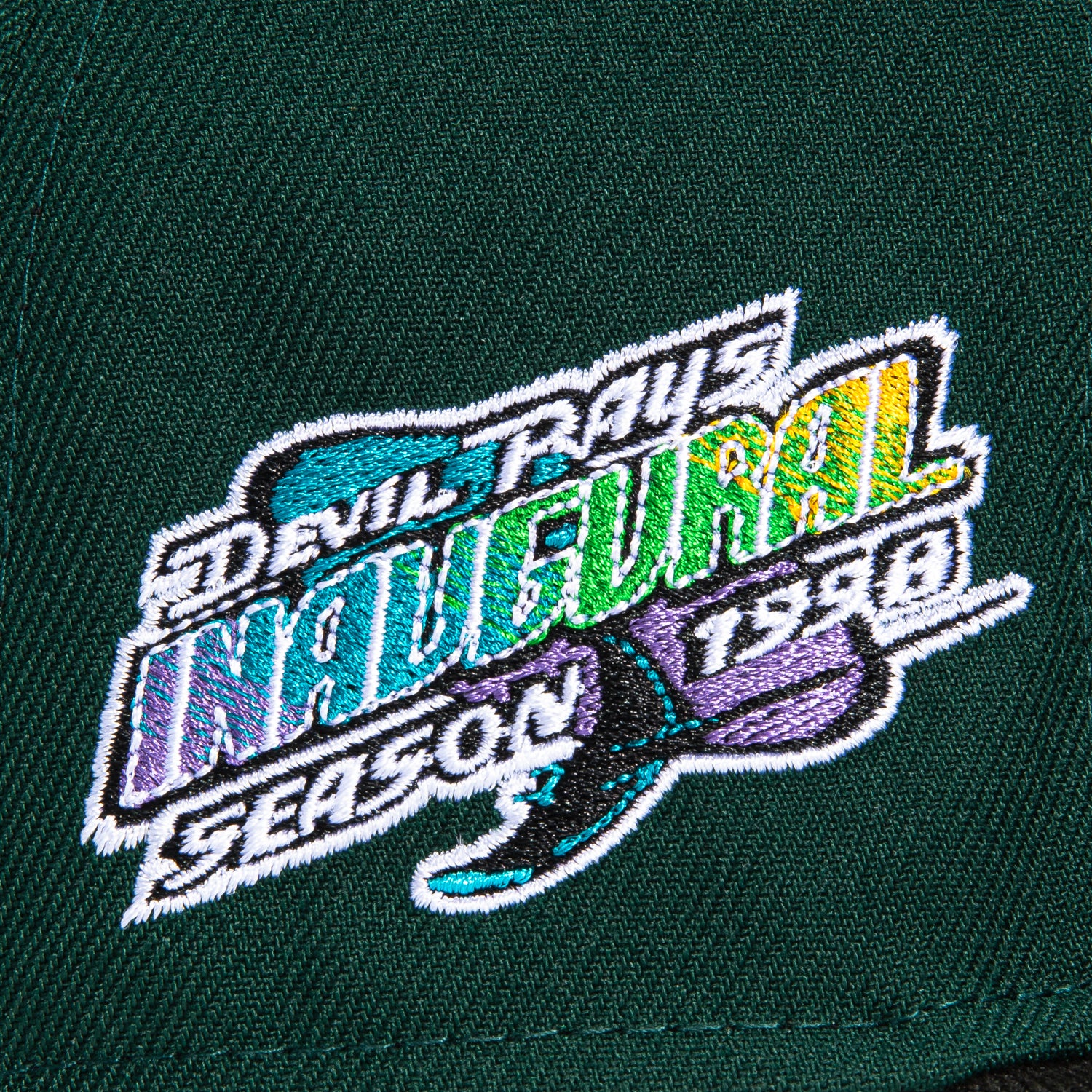 Hat Club Exclusive Tampa Bay Devil cheapest Rays 7 3/8 Inaugural Season 1998 Patch 2 Tone