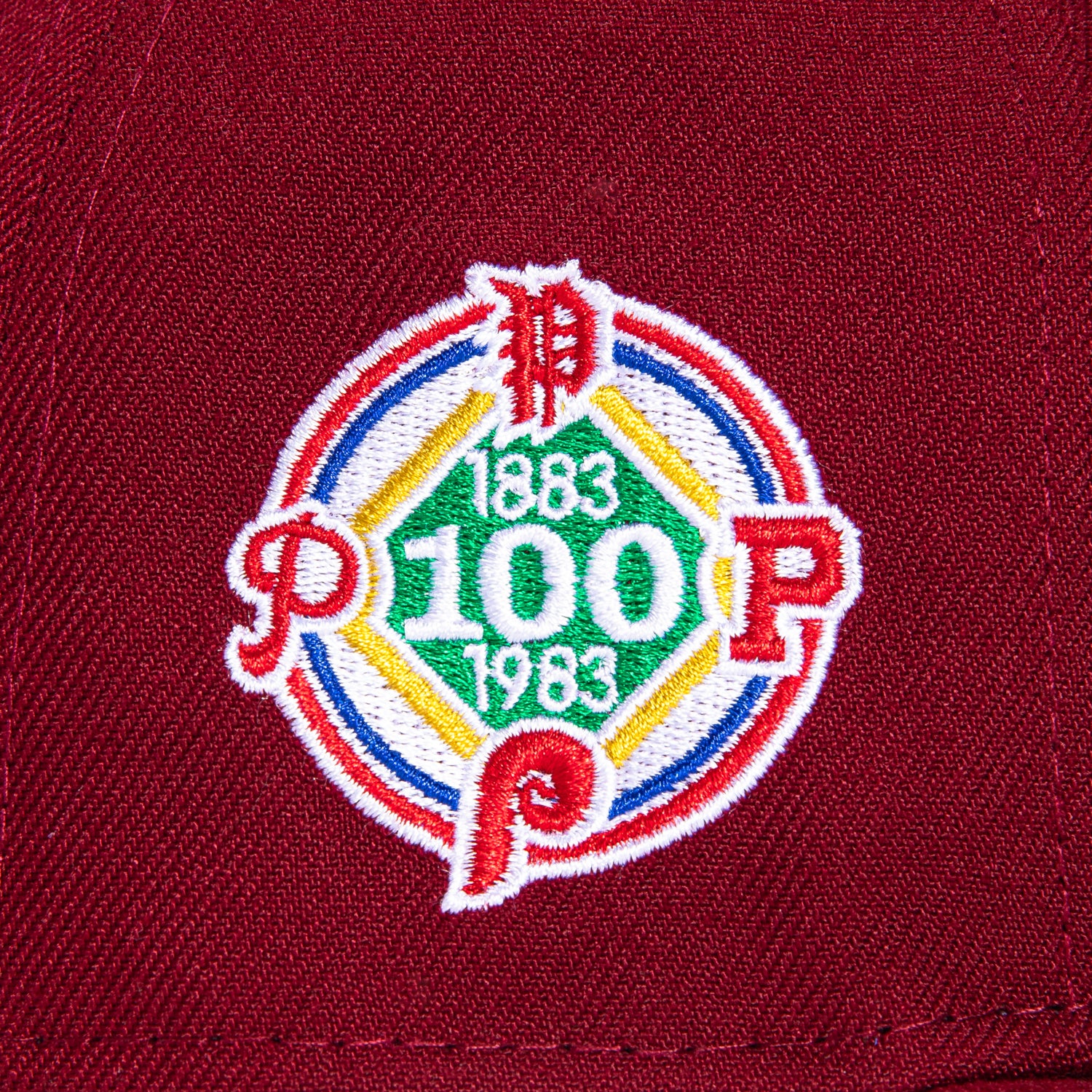 Philadelphia Phillies National League Centennial Patch good New Era 59FIFTY 7 5/8