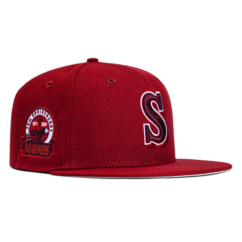 Seattle Mariners 30th Anniversary Dark Green Red 59Fifty Fitted