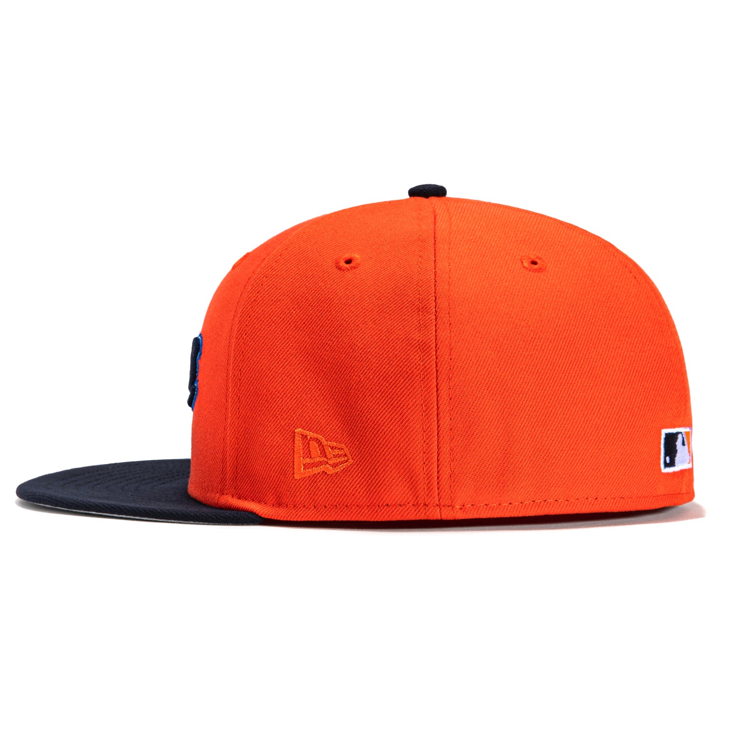 New Era 59Fifty Houston Astros Fitted Hat Size 7 1/2 Orange UV 45th top Side Patch