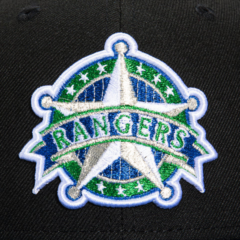 New Era 59Fifty Texas Rangers 50th Anniversary Patch Hat - White, Roya