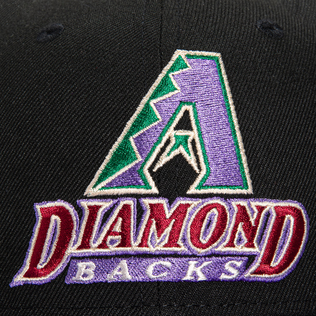 New Era 59Fifty Arizona Diamondbacks Inaugural Patch Logo Hat - Black ...