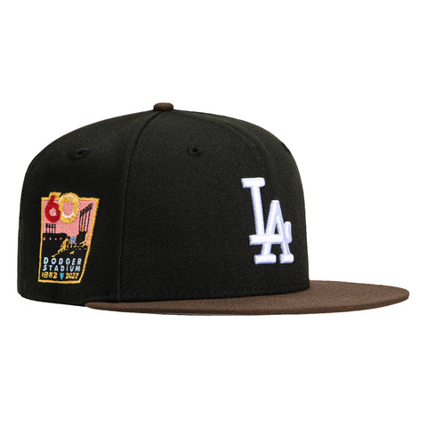 New Era 59Fifty Los Angeles Dodgers 60th Anniversary Stadium Patch Hat - Brown, Black