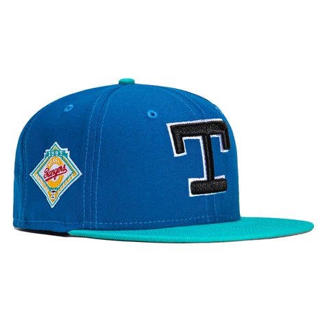 New Era 59FIFTY Taste Buds Texas Rangers Arlington Stadium Patch Hat - Royal, Teal Royal/Teal / 7 7/8