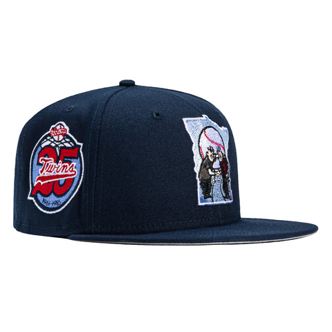 Mitchell N Ness Minnesota Twins 60th Anniversary Snapback (Blue