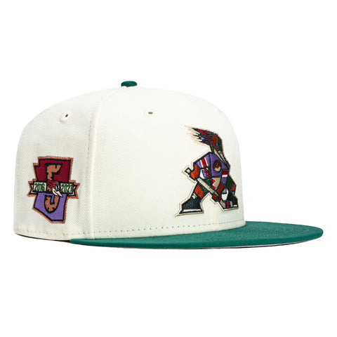 New Era 59Fifty Tucson Roadrunners Inaugural Patch Alternate Hat - White, Green