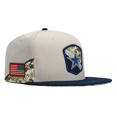 New Era 59Fifty Salute to Service Dallas Cowboys USA Patch Hat