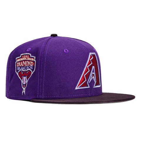 New Era Arz Diamondbacks 5950 Retro Script Pack 'White Purple' 7