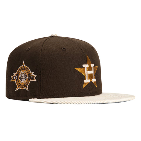 New Era 59Fifty Vegas Dome Houston Oilers Retro Script Hat- Tan, Light – Hat  Club