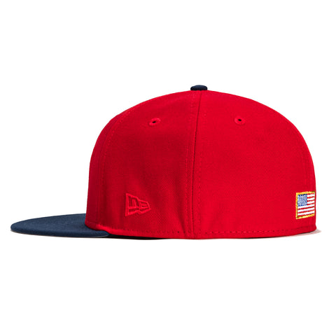 New Era 59Fifty Fourth Arizona Diamondbacks 25th Anniversary Patch Word Hat - Red, Navy