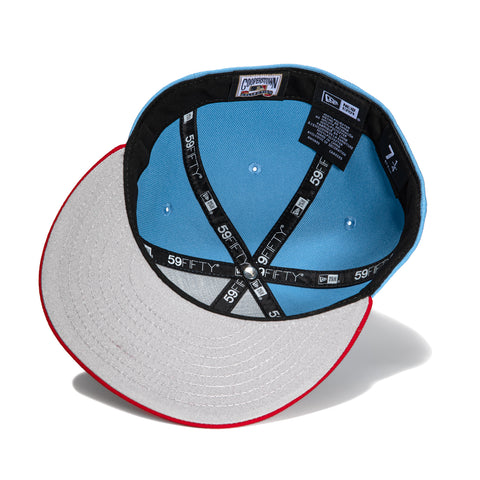 New Era 9Forty A-Frame Houston Astros Snapback Concept Hat - Light Blu