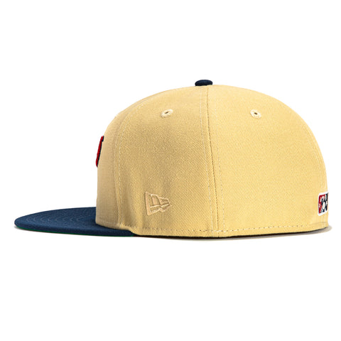 New Era 59Fifty Vegas Dome Houston Oilers Retro Script Hat- Tan, Light – Hat  Club