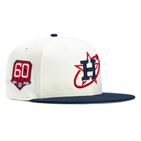 New Era 59Fifty Plate Houston Astros 60th Anniversary Patch City Hat - –  Hat Club