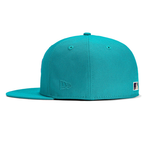 New Era 59Fifty Baltimore Orioles 60th Anniversary Stadium Patch Logo Hat - Teal, Royal, Purple