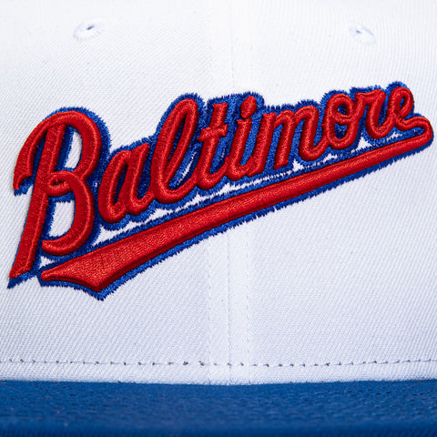 New Era 59Fifty Baltimore Orioles 30th Anniversary Patch Hat - White, Royal, Red