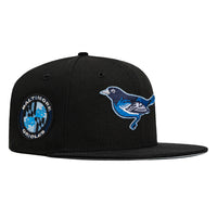 (City Connect Colors) San Diego Padres New Era MLB 59FIFTY 5950 Fitted Cap Hat White Crown Teal Visor Teal/Magenta/Yellow 40th Anniversary Side Patch