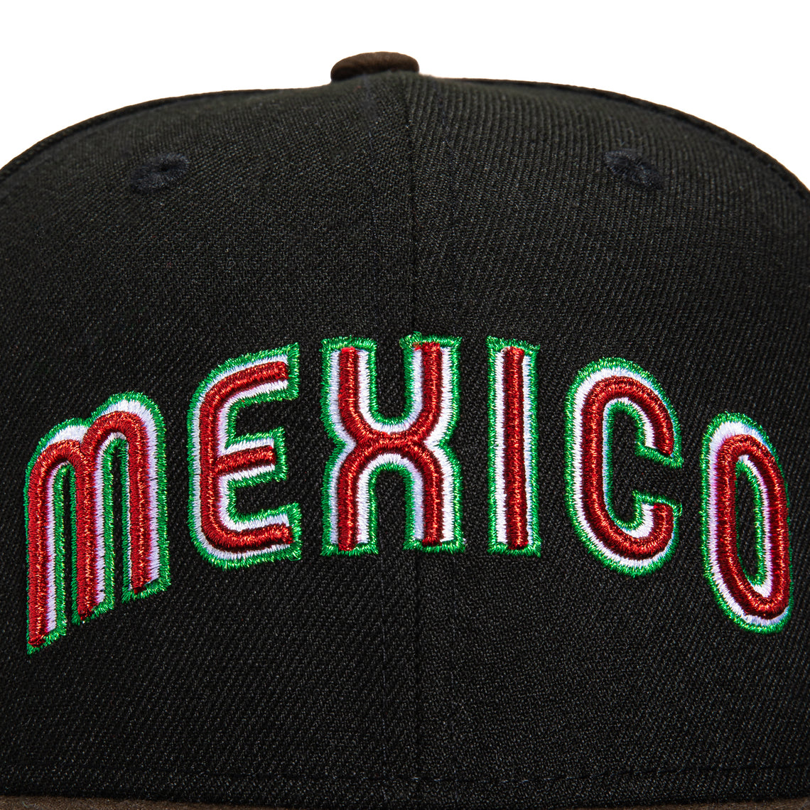 New Era 59Fifty Mexico World Baseball Classic Jersey Hat Black, Brow