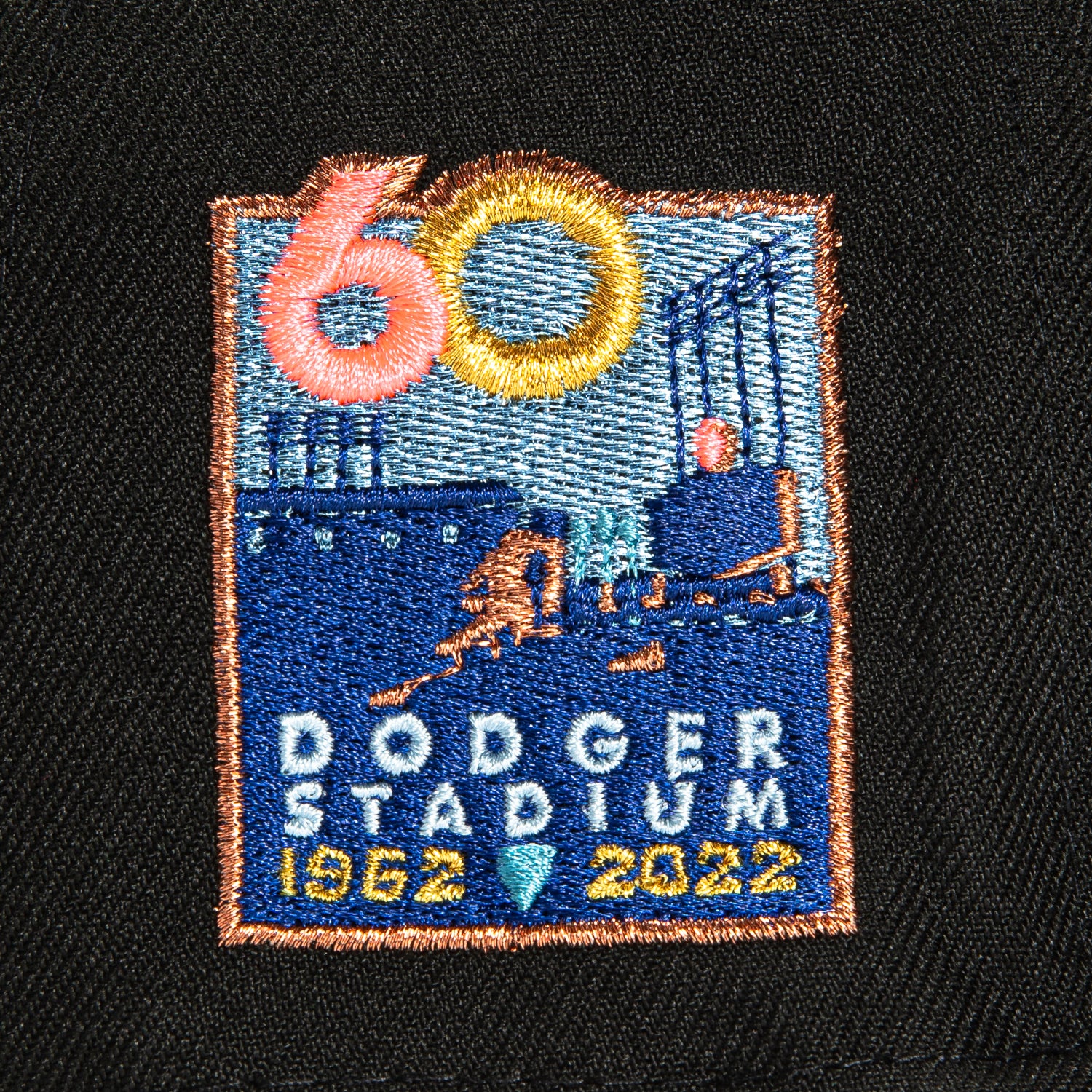 7 1/8 Hat Club Los Angeles Dodgers shops 60th Anniversary Stadium Patch