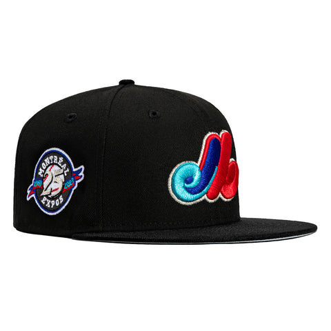 Mitchell & Ness Montreal Expos Team Classic Snapback Hat Black