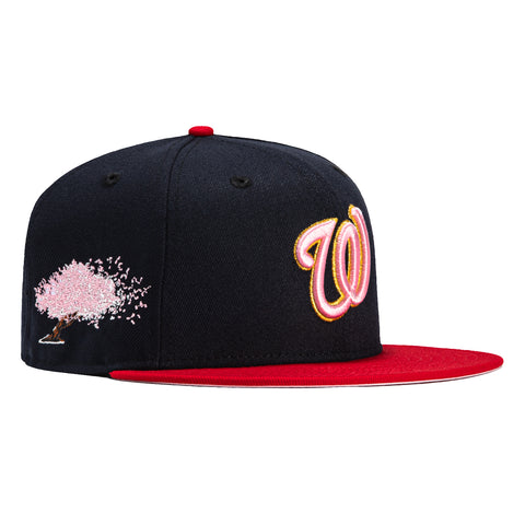 New Era 59FIFTY Washington Nationals City Connect Patch Hat - Indigo, Pink indigo/pink / 7 3/8